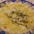 El cooksnap de Noemi Yanira cuando hizo Carpaccio de pepino con albahaca.