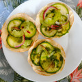 El cooksnap de Bibi García cuando hizo Aguachile de Calabacita Japonesa.