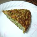 El cooksnap de Camila cuando hizo Tortilla de porotos verdes.