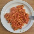 El cooksnap de Santiago Torreblanca cuando hizo Arroz rojo.