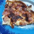El cooksnap de Andre cuando hizo Tarta de jamón y queso.