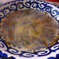 El cooksnap de Marcos Miranda cuando hizo Sopa de cebolla.
