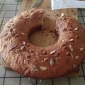 El cooksnap de Emi Muñoz cuando hizo Queque de plátano y almendras.
