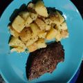 El cooksnap de Williams Garcia cuando hizo Churrasco con papas salteadas.
