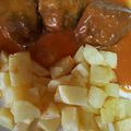 El cooksnap de elisa rodriguez cuando hizo Ternera guisada a la jardinera.
