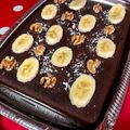 El cooksnap de Libélula Vegetariana cuando hizo Bizcocho vegano de chocolate y plátano.