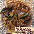 Cooksnap Salina Jalaludin semasa beliau membuat Daging Masak Merah.