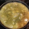 El cooksnap de B cuando hizo Merluza en salsa verde con guisantes.