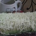 Cooksnap dari ummah ami untuk resep Brownies Pandan Maizena (No Mixer, No Oven)