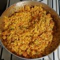 El cooksnap de Jorge Manyoma cuando hizo Arroz con recortes.