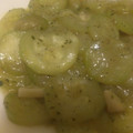 El cooksnap de Conchi Cáceres cuando hizo Calabacín salteado.