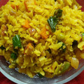 Vanika Agrawal's cooksnap of when they made Kanda poha.