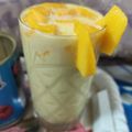 Savita Goyal's cooksnap of when they made Mango Milk Shake.