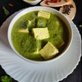 Gupta Mithlesh's cooksnap of when they made Paneer in mint coriander and spinach greavy.