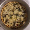 El cooksnap de Luz Camet cuando hizo Tarta de espárragos y champiñones 🍄.