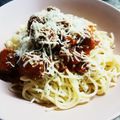 Bianka Nagy Cooksnap-ja, amikor elkészítette a(z) Húsgombócos paradicsomos tészta receptet.