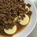 Cooksnap dari Felecia Liestiana untuk resep 30.Steam tahu siram daging cincang