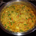 El cooksnap de SaraRoman cuando hizo Paella de pollo.