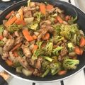 El cooksnap de Alexis cuando hizo Pechuga con verdura.