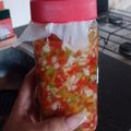 El cooksnap de Marianella Cozzi cuando hizo Salsa criolla.