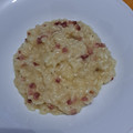 El cooksnap de Sheyla Pérez cuando hizo Risotto de jamón y setas con robot mambo.
