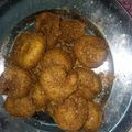 Siddharath Sehdev's cooksnap of when they made Aloo Tuk (Indian spiced potato fritters).
