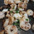 El cooksnap de Maria Juarez cuando hizo Gambas al ajillo.