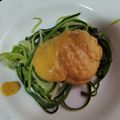 El cooksnap de maripurigeminis cuando hizo Espaguetis de calabacín con salsa de calabaza y atún.