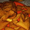 El cooksnap de Amabile Techeira cuando hizo Cueca virada u oreja de gato.