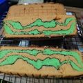 Cooksnap dari Tri Yunianti untuk resep TOPO MAP CAKE (cake alunan kasih)