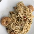 El cooksnap de Ivan Tanquia cuando hizo Pastas con mejillones.