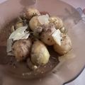El cooksnap de Eduardo Agudo Alba cuando hizo Gnocchi con aceitunas rellenas en salsa de limón y anchoas.