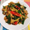 陶的廚房 的 肉絲炒蒜苗(簡單料理) cooksnap