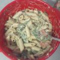 Turothix's cooksnap of when they made Roasted Asparagus and Cherry Tomato Penne Pasta with Goat Cheese.
