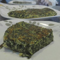 El cooksnap de Teresa cuando hizo Tortilla de espinacas y calabacín con ajos tiernos.