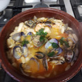 El cooksnap de Xisco Llompart cuando hizo Judías blancas con marisco.