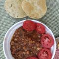 pinky makhija का कुकस्नैप जब उन्होंने छोले चावल (Chole chawal recipe in Hindi) बनाया था।