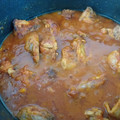 El cooksnap de Wendy Romero cuando hizo Conejo con tomate.