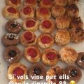 El cooksnap de Cinthya Hernández cuando hizo Panellets variados (chocolate, membrillo y guindas confitadas).