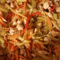 El cooksnap de lina corredor cuando hizo Pollo con verduras estilo oriental.