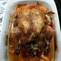 kevin.webwithus's cooksnap of when they made Whole Roasted Chicken, stuffed with apples and sausage.