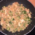 El cooksnap de Marta cuando hizo Salteado de quinoa con carne picada.