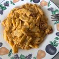 Judit77 Cooksnap-ja, amikor elkészítette a(z) Virslis-tejfölös tészta receptet.