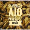 El cooksnap de Javier Beigbeder cuando hizo Champiñones con ajo y perejil.