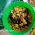 Cooksnap dari Nur Setiyaningsih untuk resep Gulai daun singkong tahu kuning