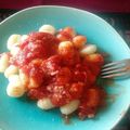El cooksnap de Jessie Gómez cuando hizo Gnocchis con salsa de tomate condimentada.