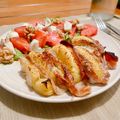El cooksnap de Vanessa Pérez cuando hizo Lomo de cerdo asado con queso y piña.