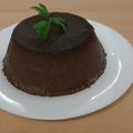 El cooksnap de Jose F Fernández cuando hizo Flan de chocolate con galleta, para diabéticos.