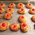 Cooksnap από πενυ γεωργιος κουκουναρη στη συνταγή Μπισκότα καρύδας με μαρμελάδα!!