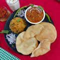 Palak Sheth's cooksnap of when they made છોલે ભટુરે.